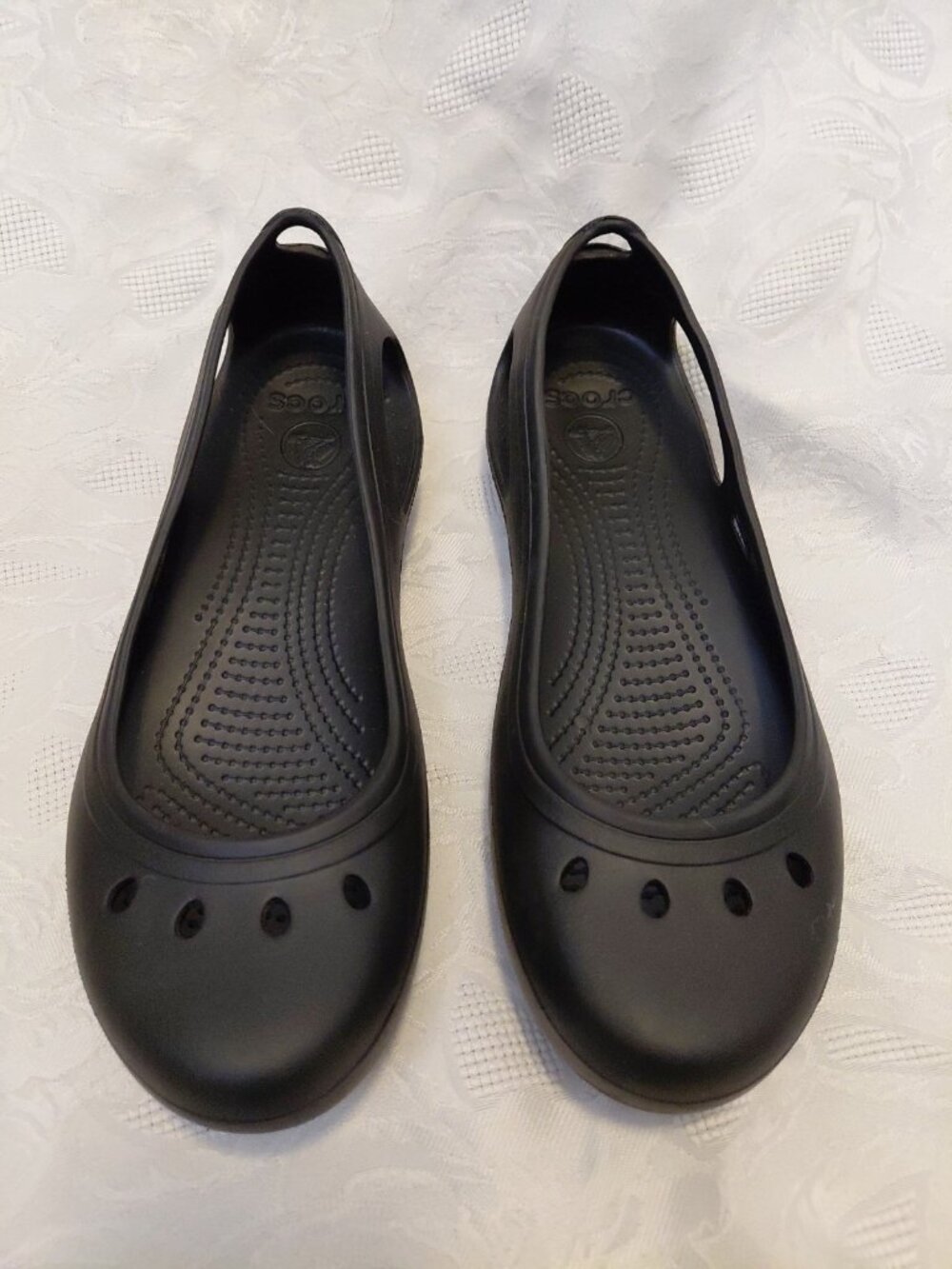 Crocs Kadee Flats Comfort Slip On Shoes Women's Size 10 Black
